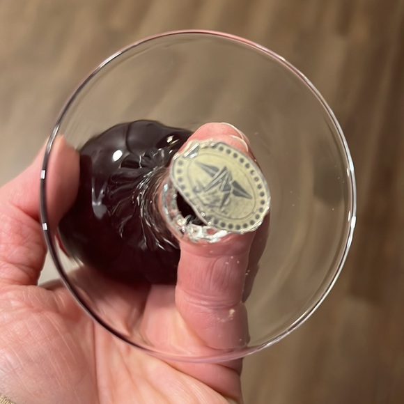 Akro Agate vintage red vase. Sticker intact - Picture 6 of 6